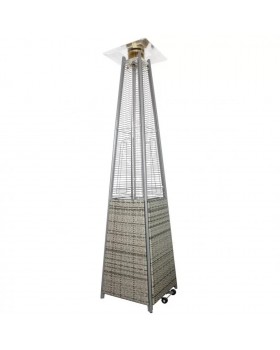 Уличный газовый обогреватель Ställeh Pyramid x 4 Rattan Grey